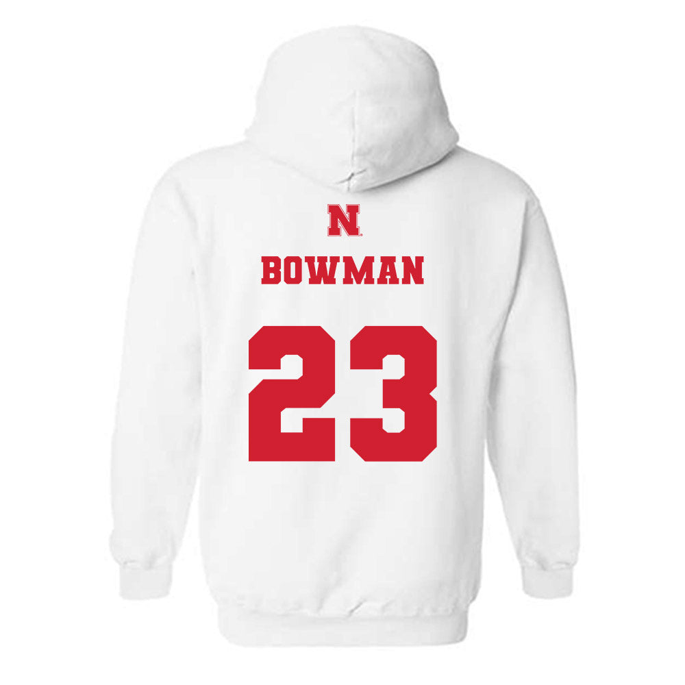 Nebraska - NCAA Women's Bowling : Kathryn Bowman - Generic Shersey Hooded Sweatshirt-1