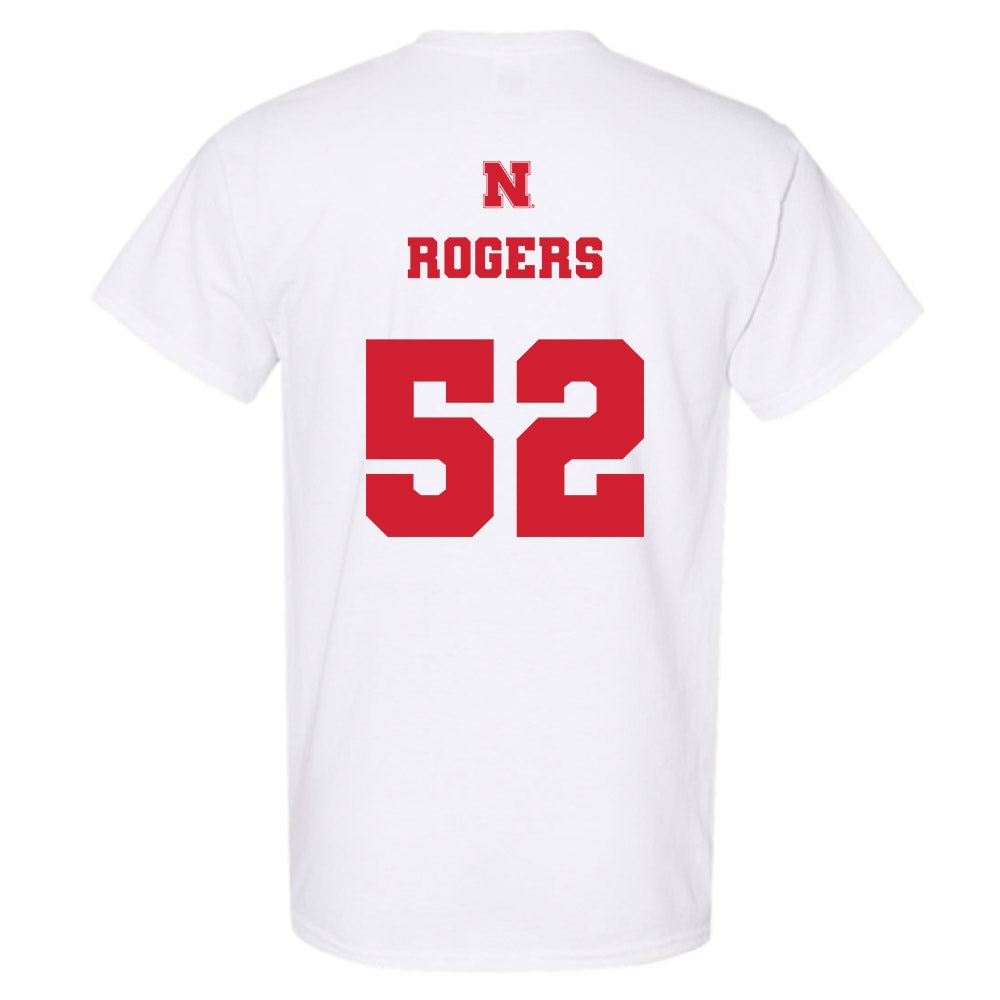 Nebraska - NCAA Football : Dylan Rogers - Generic Shersey T-Shirt-1