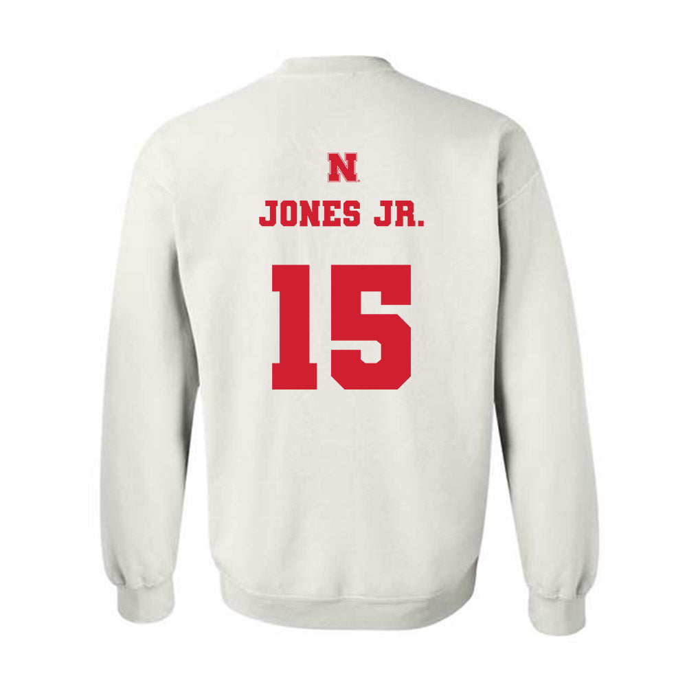 Nebraska - NCAA Football : Anthony Jones Jr. - Generic Shersey Crewneck Sweatshirt-1