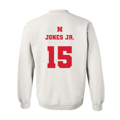 Nebraska - NCAA Football : Anthony Jones Jr. - Generic Shersey Crewneck Sweatshirt-1