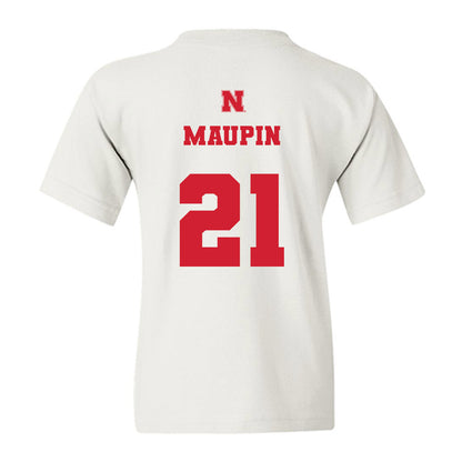 Nebraska - NCAA Women's Basketball : Eliza Maupin - Generic Shersey Youth T-Shirt-1