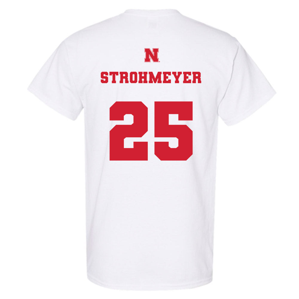Nebraska - NCAA Baseball : Reed Strohmeyer - Generic Shersey T-Shirt-1