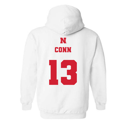 Nebraska - NCAA Football : Jamir Conn - Generic Shersey Hooded Sweatshirt-1