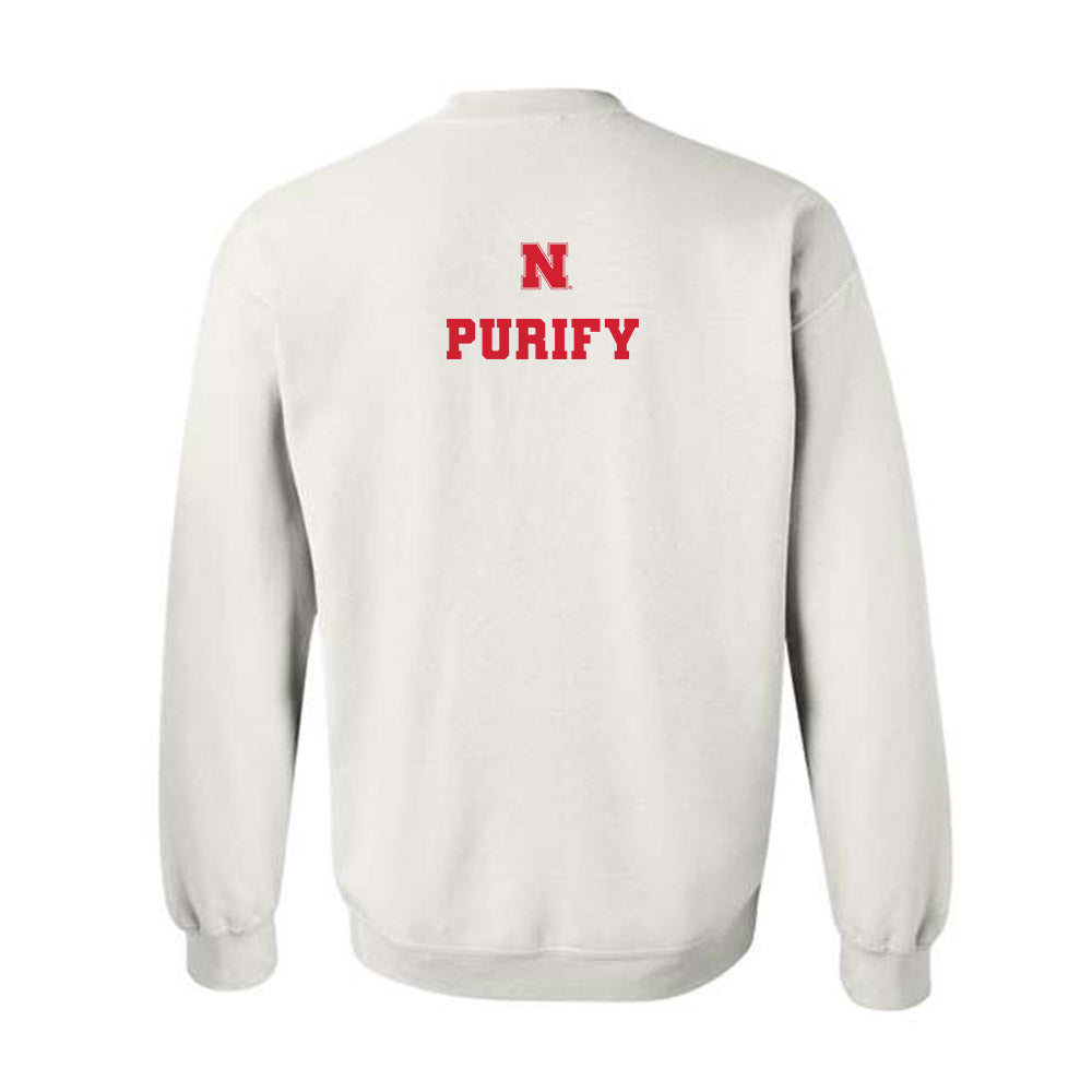 Nebraska - NCAA Football : Maurice Purify - Generic Shersey Crewneck Sweatshirt-1