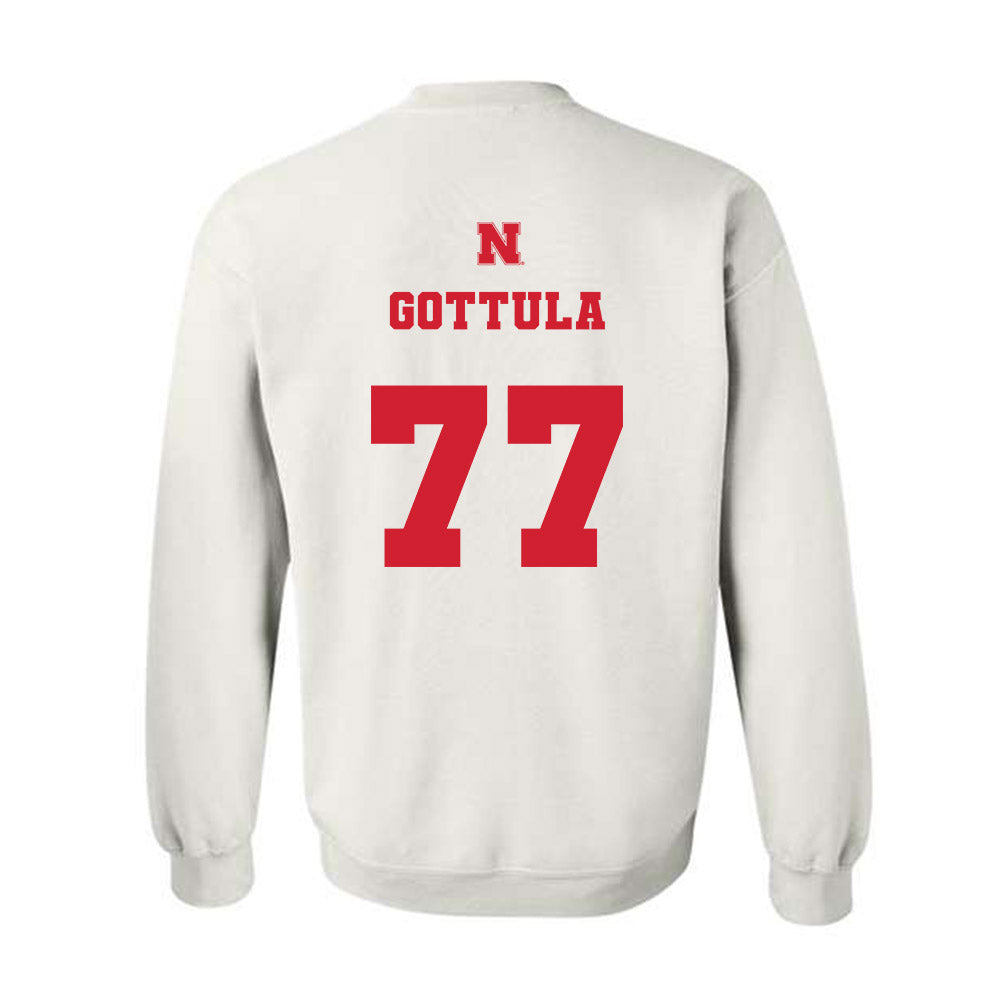 Nebraska - NCAA Football : Gunnar Gottula - Generic Shersey Crewneck Sweatshirt-1