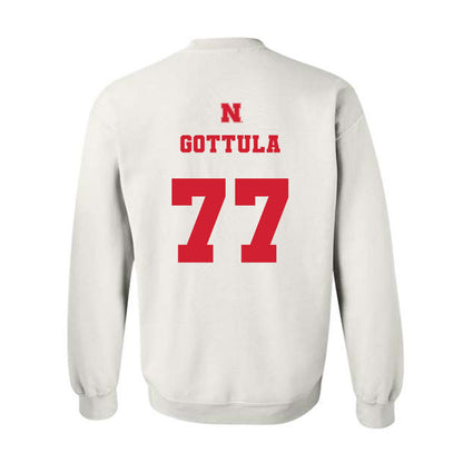 Nebraska - NCAA Football : Gunnar Gottula - Generic Shersey Crewneck Sweatshirt-1