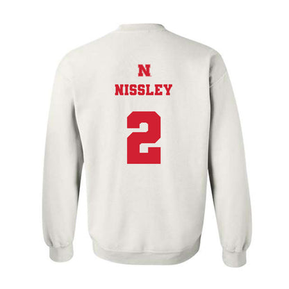 Nebraska - NCAA Women's Basketball : Logan Nissley - Generic Shersey Crewneck Sweatshirt-1
