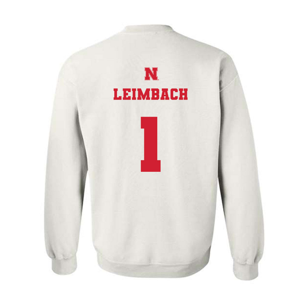 Nebraska - NCAA Women's Volleyball : Keri Leimbach - Generic Shersey Crewneck Sweatshirt-1