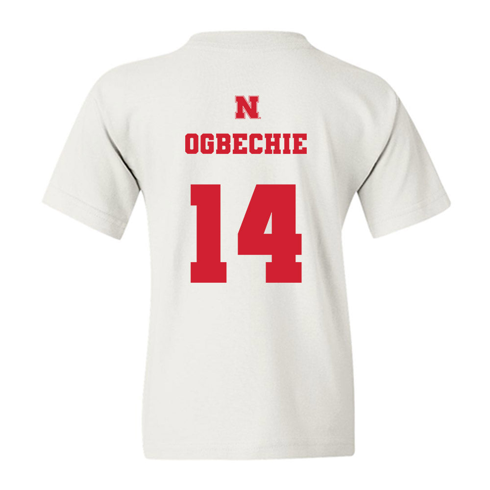 Nebraska - NCAA Women's Volleyball : Manaia Ogbechie - Generic Shersey Youth T-Shirt-1