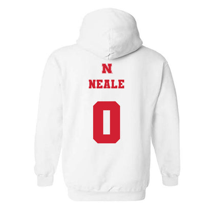 Nebraska - NCAA Women's Basketball : Alanna Neale - Generic Shersey Hooded Sweatshirt-1