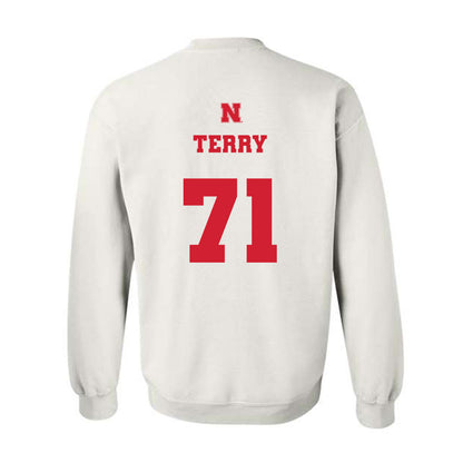 Nebraska - NCAA Football : Tyson Terry - Generic Shersey Crewneck Sweatshirt-1