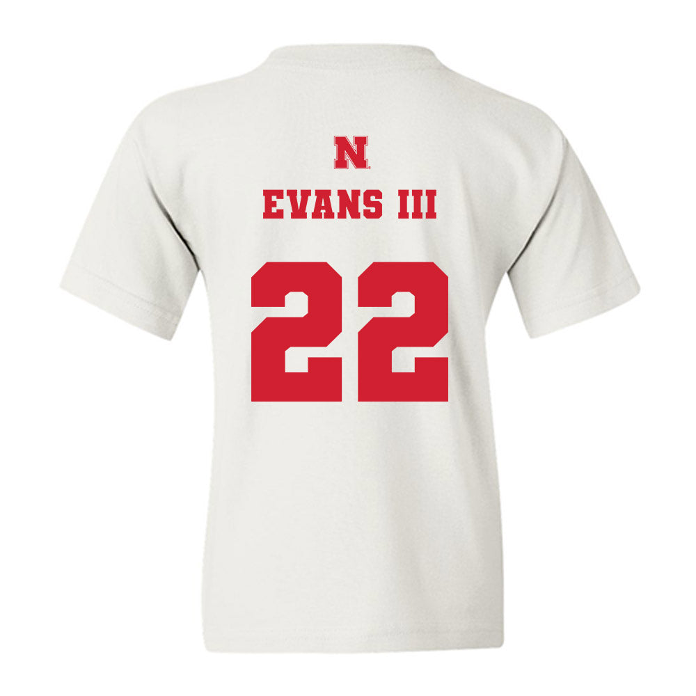 Nebraska - NCAA Football : Victor Evans III - Generic Shersey Youth T-Shirt-1
