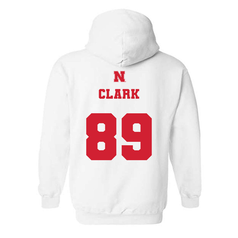 Nebraska - NCAA Football : Quinn Clark - Generic Shersey Hooded Sweatshirt-1