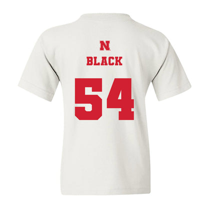 Nebraska - NCAA Football : Brendan Black - Generic Shersey Youth T-Shirt-1