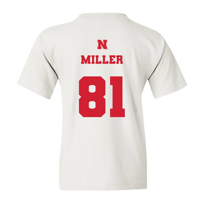 Nebraska - NCAA Football : Hayes Miller - Generic Shersey Youth T-Shirt-1