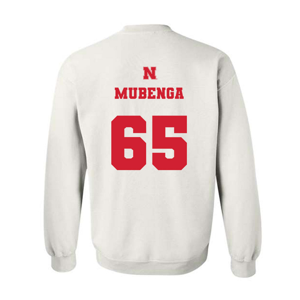 Nebraska - NCAA Football : Paul Mubenga - Generic Shersey Crewneck Sweatshirt-1