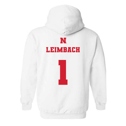Nebraska - NCAA Women's Volleyball : Keri Leimbach - Generic Shersey Hooded Sweatshirt-1