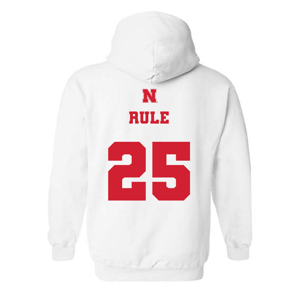 Nebraska - NCAA Football : Jamal Rule - Generic Shersey Hooded Sweatshirt-1