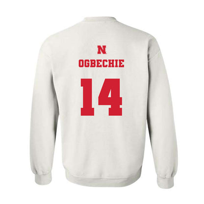 Nebraska - NCAA Women's Volleyball : Manaia Ogbechie - Generic Shersey Crewneck Sweatshirt-1