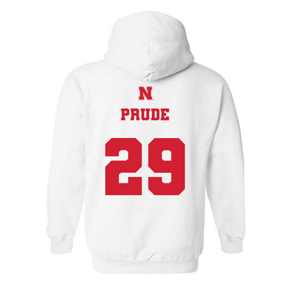 Nebraska - NCAA Football : Braylen Prude - Generic Shersey Hooded Sweatshirt-1
