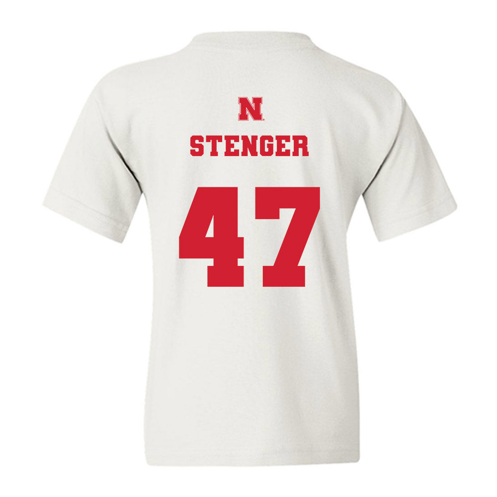 Nebraska - NCAA Football : Gage Stenger - Generic Shersey Youth T-Shirt-1