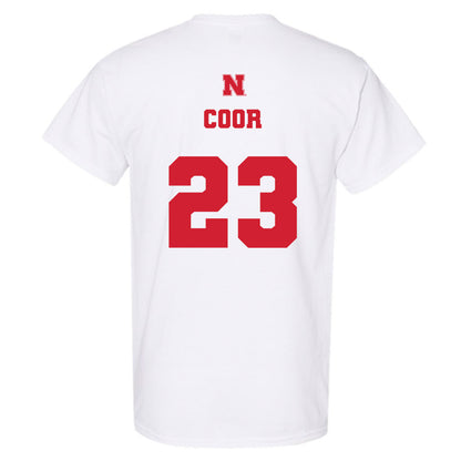 Nebraska - NCAA Softball : Hannah Coor - Generic Shersey T-Shirt-1