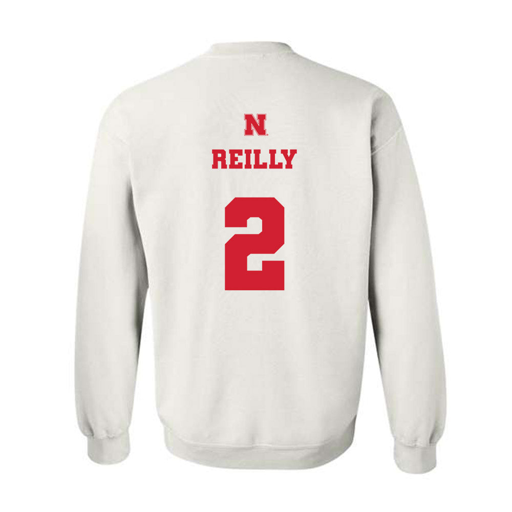 Nebraska - NCAA Women's Volleyball : Bergen Reilly - Generic Shersey Crewneck Sweatshirt-1