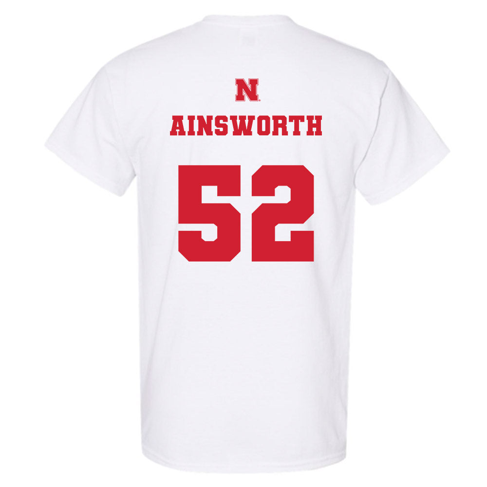 Nebraska - NCAA Football : Hayden Ainsworth - Generic Shersey T-Shirt-1