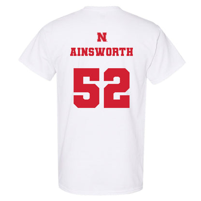 Nebraska - NCAA Football : Hayden Ainsworth - Generic Shersey T-Shirt-1