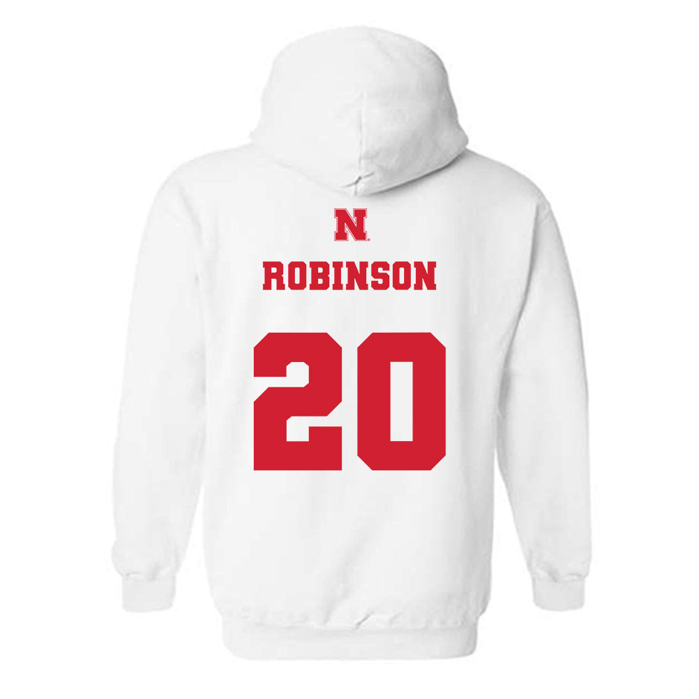 Nebraska - NCAA Women's Volleyball : Jayden Robinson - Generic Shersey Hooded Sweatshirt-1
