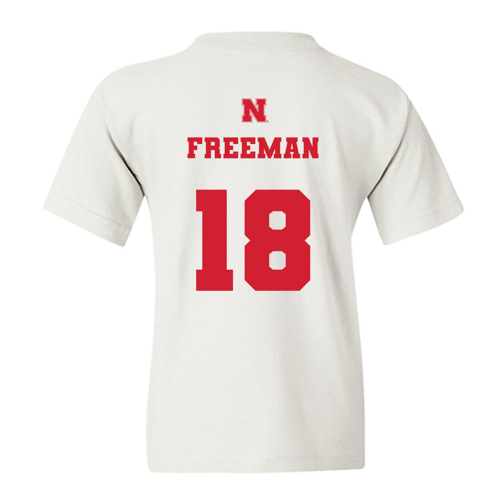 Nebraska - NCAA Baseball : Preston Freeman - Generic Shersey Youth T-Shirt-1