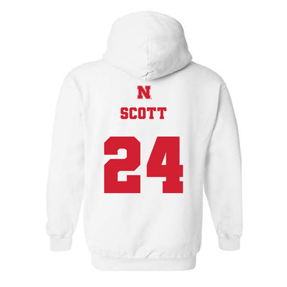 Nebraska - NCAA Football : Nalin Scott - Generic Shersey Hooded Sweatshirt-1
