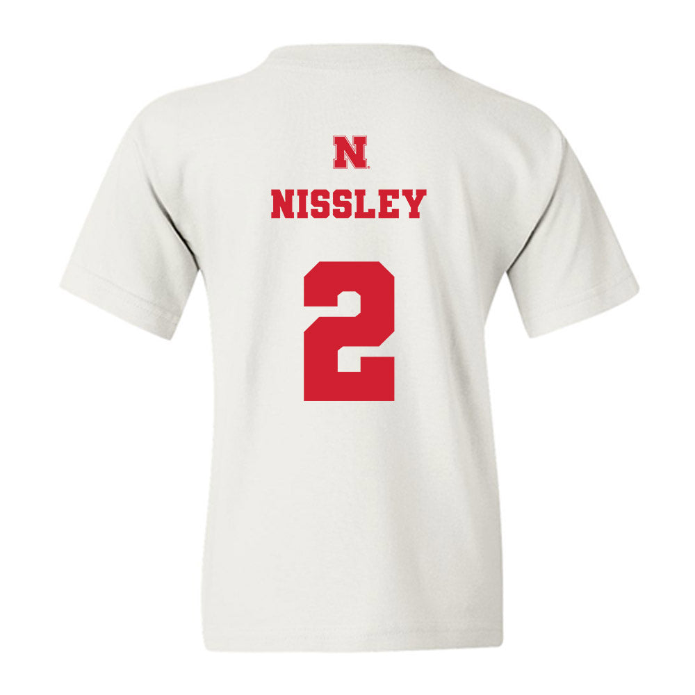 Nebraska - NCAA Women's Basketball : Logan Nissley - Generic Shersey Youth T-Shirt-1