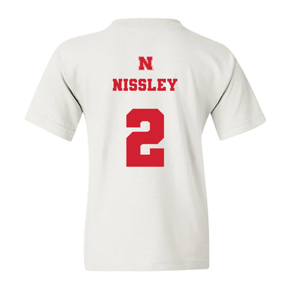 Nebraska - NCAA Women's Basketball : Logan Nissley - Generic Shersey Youth T-Shirt-1
