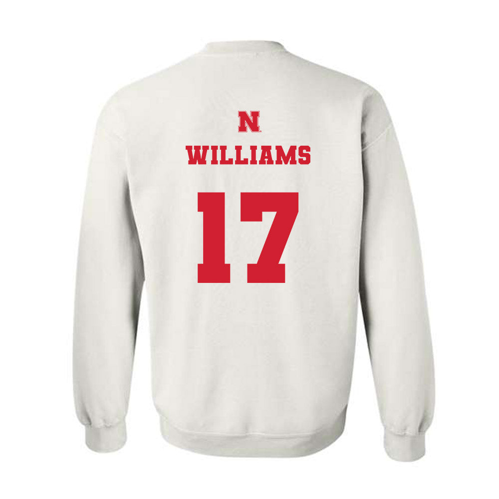 Nebraska - NCAA Women's Volleyball : Keoni Williams - Generic Shersey Crewneck Sweatshirt-1
