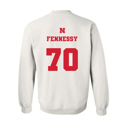 Nebraska - NCAA Football : Nolan Fennessy - Generic Shersey Crewneck Sweatshirt