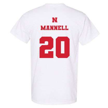 Nebraska - NCAA Baseball : Kevin Mannell - Generic Shersey T-Shirt-1
