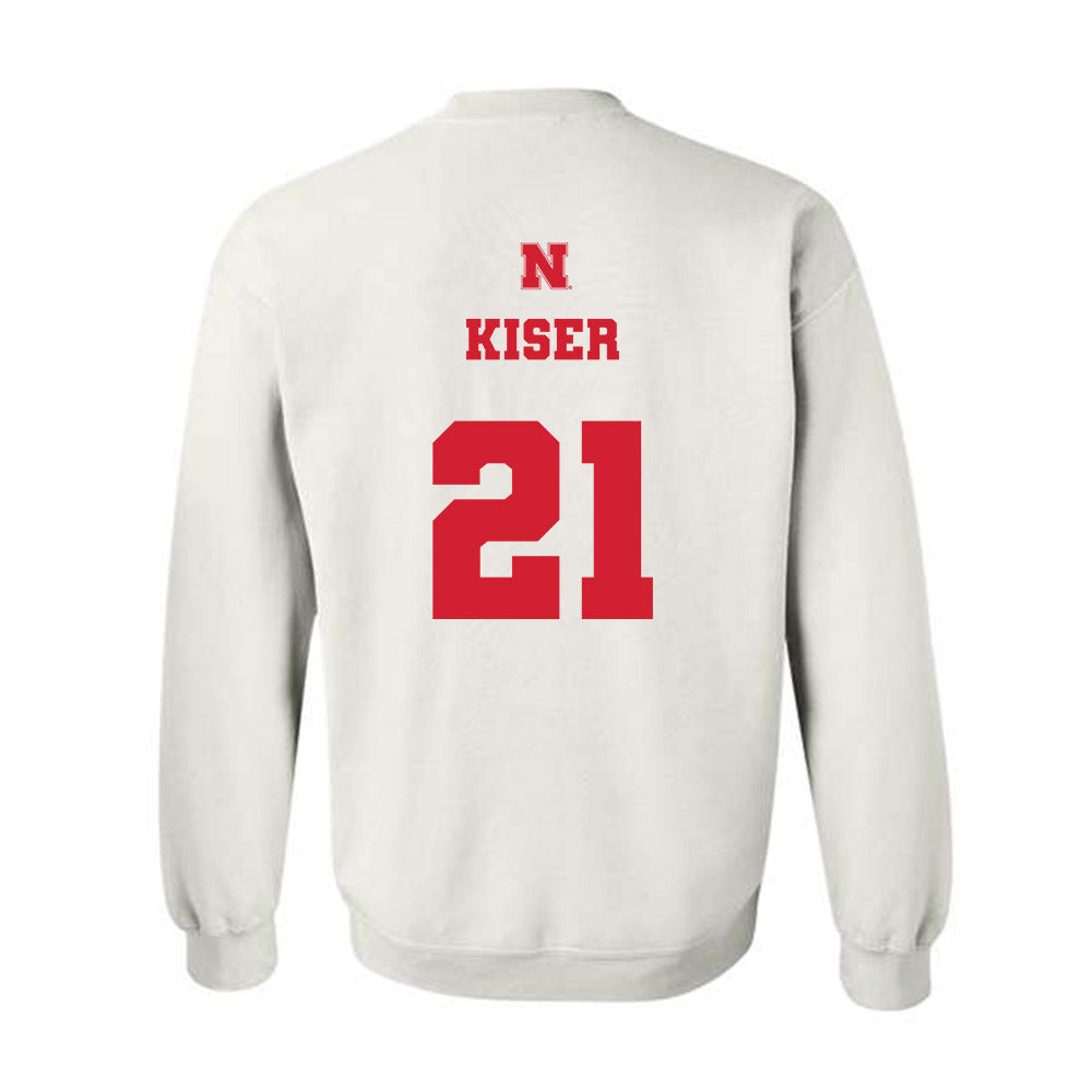 Nebraska - NCAA Women's Soccer : Izzie Kiser - Generic Shersey Crewneck Sweatshirt-1
