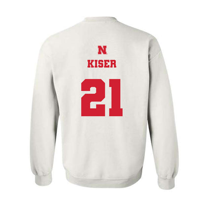 Nebraska - NCAA Women's Soccer : Izzie Kiser - Generic Shersey Crewneck Sweatshirt-1