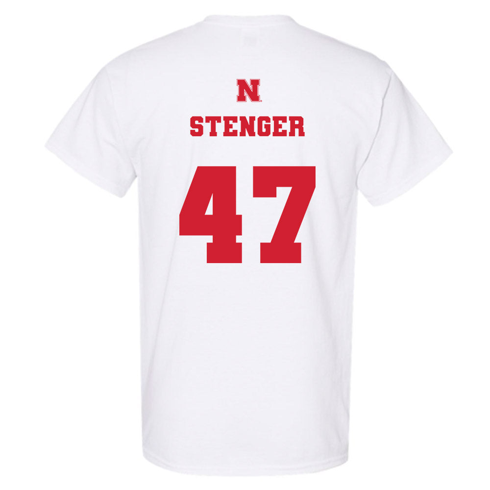 Nebraska - NCAA Football : Gage Stenger - Generic Shersey T-Shirt-1
