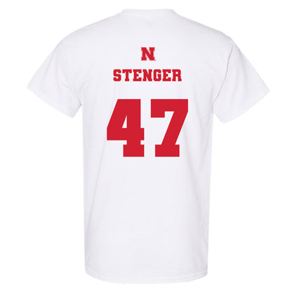 Nebraska - NCAA Football : Gage Stenger - Generic Shersey T-Shirt-1