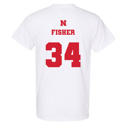 Nebraska - NCAA Women's Basketball : Emily Fisher - Generic Shersey T-Shirt-1
