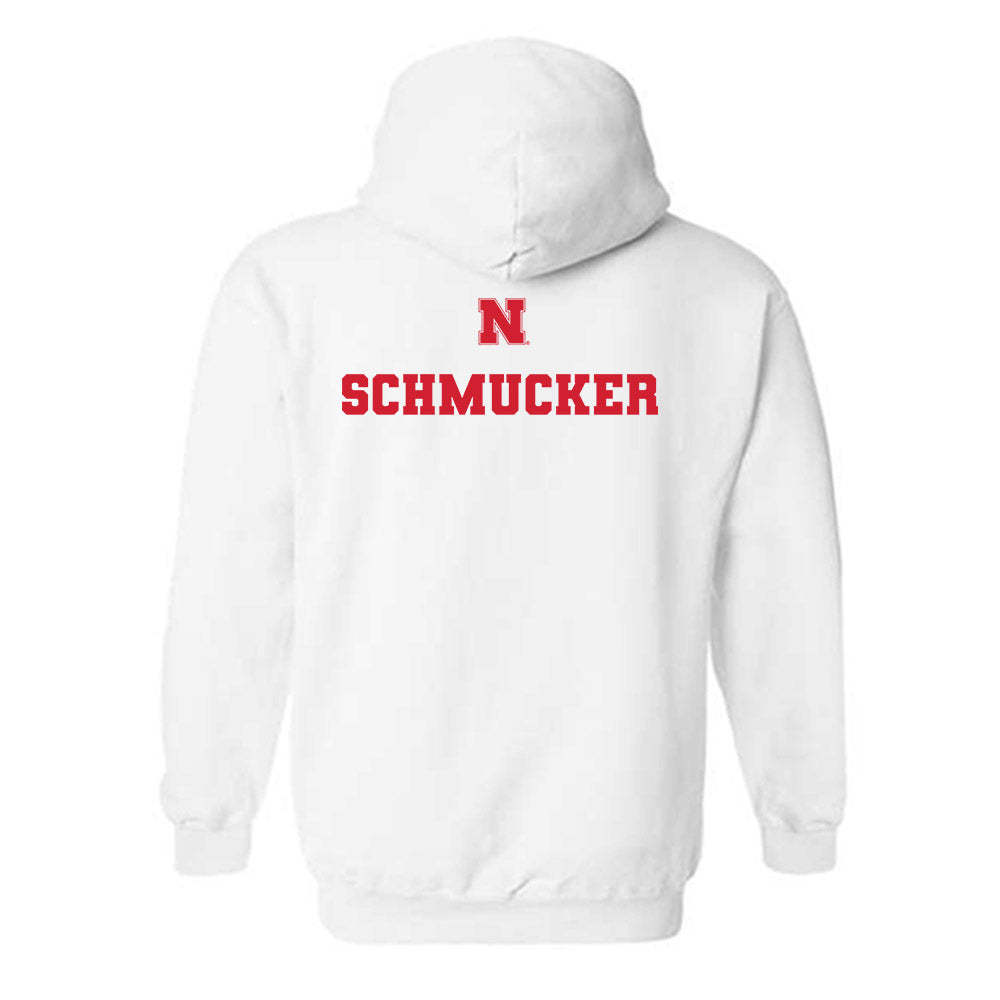 Nebraska - NCAA Women's Swimming & Diving : Jordyn Schmucker - Generic Shersey Hooded Sweatshirt-1
