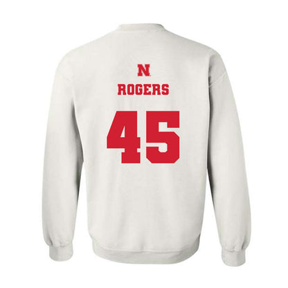 Nebraska - NCAA Football : Dylan Rogers - Generic Shersey Crewneck Sweatshirt-1