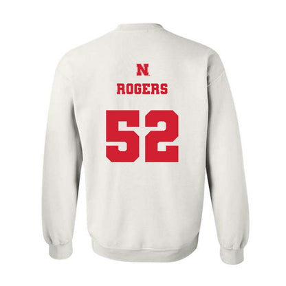 Nebraska - NCAA Football : Dylan Rogers - Generic Shersey Crewneck Sweatshirt-1