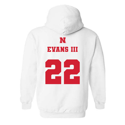 Nebraska - NCAA Football : Victor Evans III - Generic Shersey Hooded Sweatshirt-1
