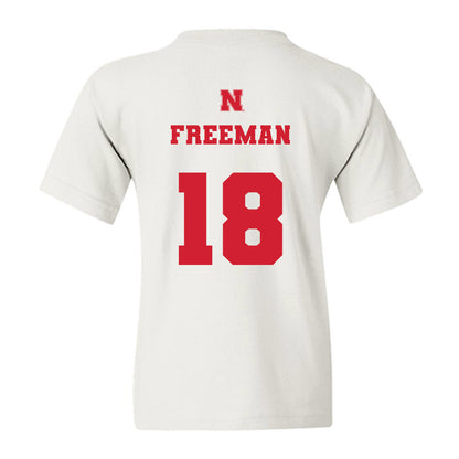 Nebraska - NCAA Baseball : Preston Freeman Freeman - Generic Shersey Youth T-Shirt-1