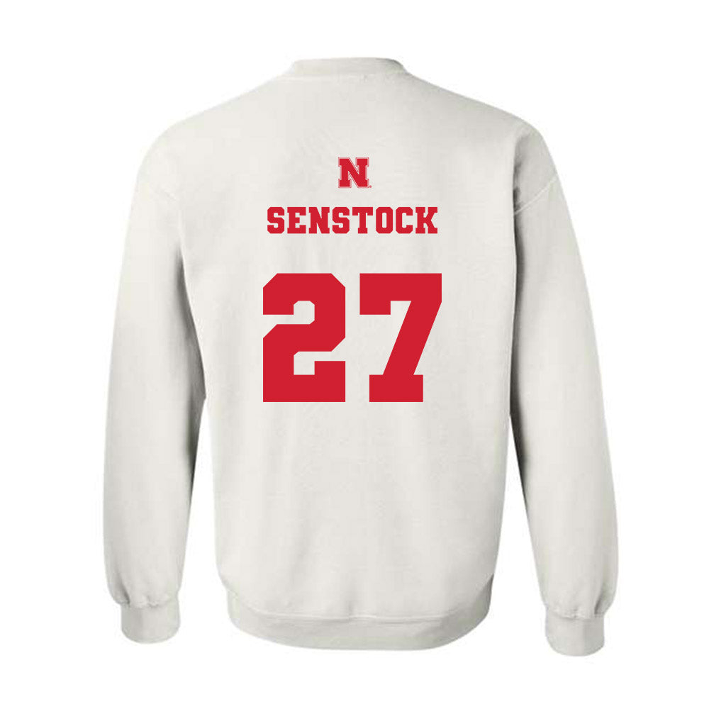 Nebraska - NCAA Baseball : Joey Senstock - Generic Shersey Crewneck Sweatshirt-1