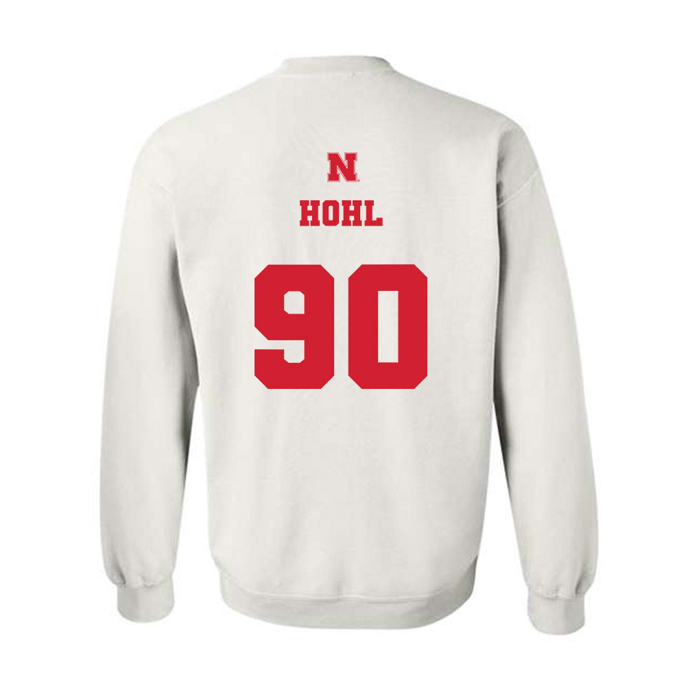 Nebraska - NCAA Football : John Hohl - Generic Shersey Crewneck Sweatshirt-1