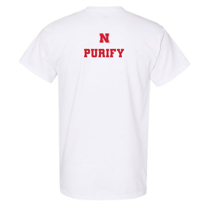 Nebraska - NCAA Football : Maurice Purify - Generic Shersey T-Shirt-1